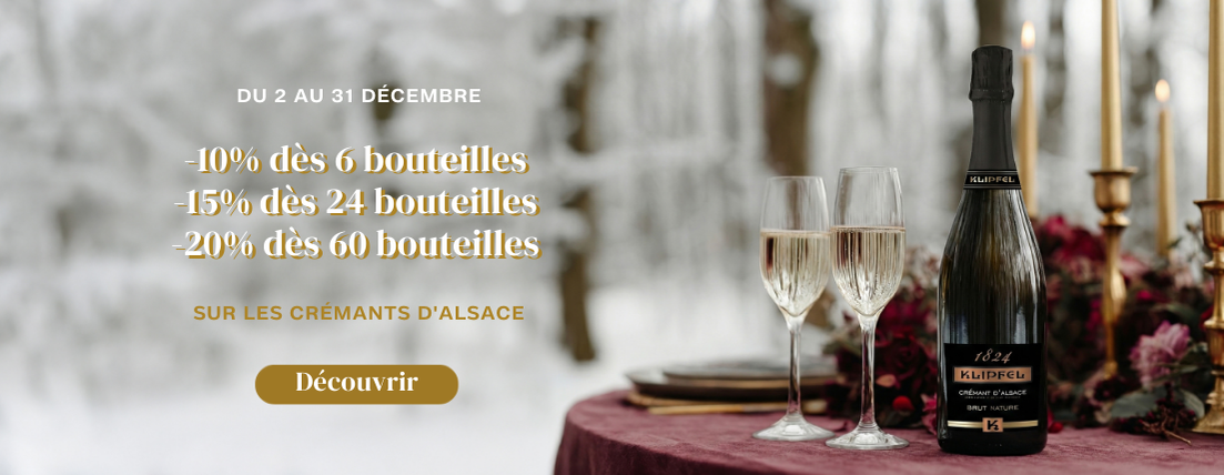 Klipfel - Décembre 2025 : Offres Crémants 